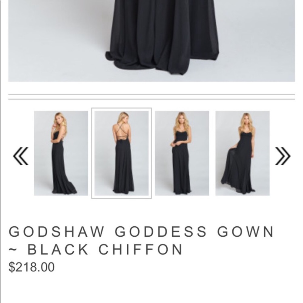 Show Me Your Mumu Godshaw Goddess Gown Black